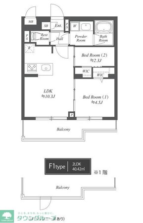 ブランシエスタ用賀の物件間取画像